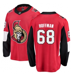 Men's Ottawa Senators #68 Mike Hoffman Fanatics Branded Red Home Breakaway NHL Jersey