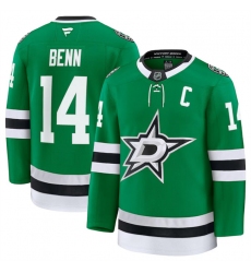 Men's Dallas Stars #14 Jamie Benn Green 2024-25 Home Stitched Hockey Jersey