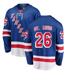 Youth New York Rangers #26 Martin St. Louis Fanatics Branded Royal Blue Home Breakaway NHL Jersey