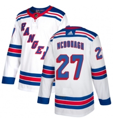 Men's Reebok New York Rangers #27 Ryan McDonagh Authentic White Away NHL Jersey