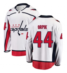 Men's Washington Capitals #44 Brooks Orpik Fanatics Branded White Away Breakaway NHL Jersey