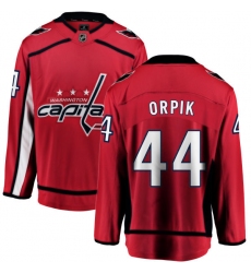 Youth Washington Capitals #44 Brooks Orpik Fanatics Branded Red Home Breakaway NHL Jersey