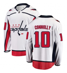 Men's Washington Capitals #10 Brett Connolly Fanatics Branded White Away Breakaway NHL Jersey