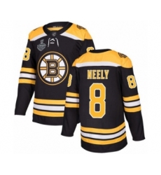 Men's Boston Bruins #8 Cam Neely Authentic Black Home 2019 Stanley Cup Final Bound Hockey Jersey