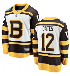 Men's Boston Bruins #12 Adam Oates White 2019 Winter Classic Fanatics Branded Breakaway NHL Jersey