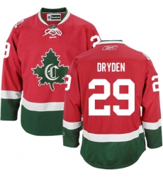 Men's Reebok Montreal Canadiens #29 Ken Dryden Authentic Red New CD NHL Jersey