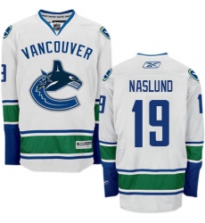Women's Reebok Vancouver Canucks #19 Markus Naslund Authentic White Away NHL Jersey