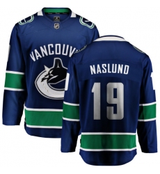 Youth Vancouver Canucks #19 Markus Naslund Fanatics Branded Blue Home Breakaway NHL Jersey