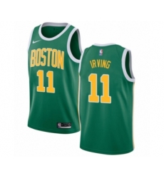 Women's Nike Boston Celtics #11 Kyrie Irving Green Swingman Jersey - Earned Edition
