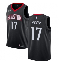 Youth Nike Houston Rockets #17 PJ Tucker Swingman Black NBA Jersey Statement Edition