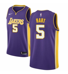 Women's Nike Los Angeles Lakers #5 Josh Hart Authentic Purple NBA Jersey - Icon Edition