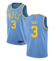 Youth Nike Los Angeles Lakers #3 Josh Hart Swingman Blue Hardwood Classics NBA Jersey