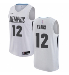 Women's Nike Memphis Grizzlies #12 Tyreke Evans Swingman White NBA Jersey - City Edition