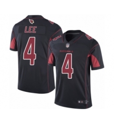 Men's Arizona Cardinals #4 Andy Lee Limited Black Rush Vapor Untouchable Football Jersey