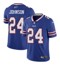 Men's Nike Buffalo Bills #24 Leonard Johnson Royal Blue Team Color Vapor Untouchable Limited Player NFL Jersey
