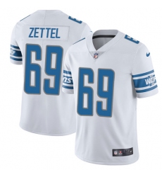 Youth Nike Detroit Lions #69 Anthony Zettel White Vapor Untouchable Limited Player NFL Jersey