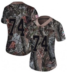 Women's Nike Baltimore Ravens #74 James Hurst Limited Camo Salute to Service NFL Jersey