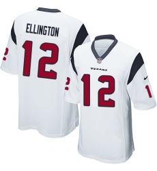 Men's Nike Houston Texans #12 Bruce Ellington Game White NFL Jersey