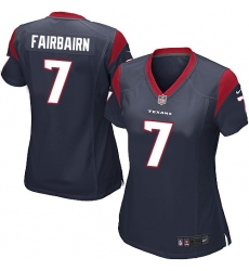 Women's Nike Houston Texans #7 Ka'imi Fairbairn Game Navy Blue Team Color NFL Jersey