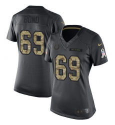 Women's Nike Indianapolis Colts #69 Deyshawn Bond Limited Black 2016 Salute to Service NFL Jersey