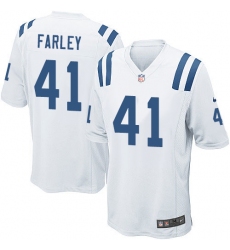 Men's Nike Indianapolis Colts #41 Matthias Farley Game White NFL Jersey
