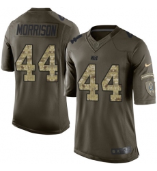 Men's Nike Indianapolis Colts #44 Antonio Morrison Elite Green Salute to Service NFL Jersey