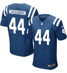 Men's Nike Indianapolis Colts #44 Antonio Morrison Elite Royal Blue Team Color NFL Jersey