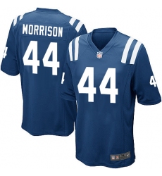 Men's Nike Indianapolis Colts #44 Antonio Morrison Game Royal Blue Team Color NFL Jersey