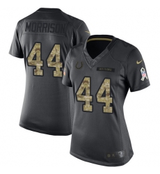 Women's Nike Indianapolis Colts #44 Antonio Morrison Limited Black 2016 Salute to Service NFL Jersey