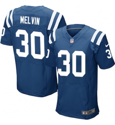 Men's Nike Indianapolis Colts #30 Rashaan Melvin Elite Royal Blue Team Color NFL Jersey