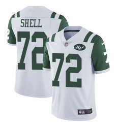 Youth Nike New York Jets #72 Brandon Shell White Vapor Untouchable Elite Player NFL Jersey