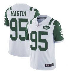 Youth Nike New York Jets #95 Josh Martin White Vapor Untouchable Limited Player NFL Jersey