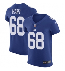 Men's Nike New York Giants #68 Bobby Hart Royal Blue Team Color Vapor Untouchable Elite Player NFL Jersey