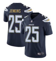 Youth Nike Los Angeles Chargers #25 Rayshawn Jenkins Navy Blue Team Color Vapor Untouchable Elite Player NFL Jersey