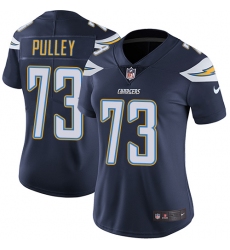 Women's Nike Los Angeles Chargers #73 Spencer Pulley Navy Blue Team Color Vapor Untouchable Limited Player NFL Jersey