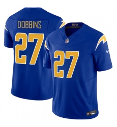 Men's Los Angeles Chargers #27 J.K. Dobbins Royal 2024 F.U.S.E Vapor Limited Stitched Football Jersey