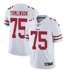 Youth Nike San Francisco 49ers #75 Laken Tomlinson White Vapor Untouchable Limited Player NFL Jersey
