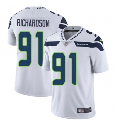 Youth Nike Seattle Seahawks #91 Sheldon Richardson White Vapor Untouchable Limited Player NFL Jersey