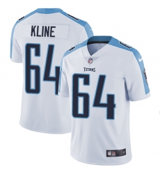 Youth Nike Tennessee Titans #64 Josh Kline White Vapor Untouchable Elite Player NFL Jersey