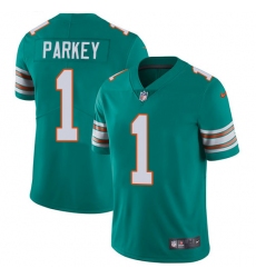 Youth Nike Miami Dolphins #1 Cody Parkey Aqua Green Alternate Vapor Untouchable Limited Player NFL Jersey