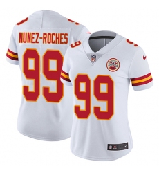 Women's Nike Kansas City Chiefs #99 Rakeem Nunez-Roches White Vapor Untouchable Elite Player NFL Jersey