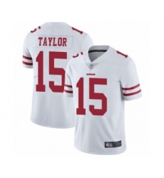 Youth San Francisco 49ers #15 Trent Taylor White Vapor Untouchable Limited Player Football Jersey