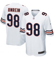 Men's Nike Chicago Bears #98 Mitch Unrein Game White NFL Jersey