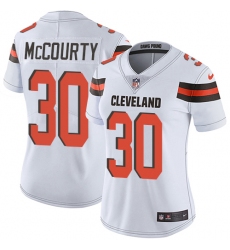 Women's Nike Cleveland Browns #30 Jason McCourty White Vapor Untouchable Limited Player NFL Jersey