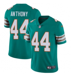 Youth Nike Miami Dolphins #44 Stephone Anthony Aqua Green Alternate Vapor Untouchable Elite Player NFL Jersey