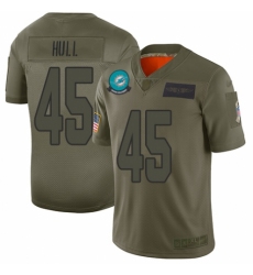 Women's Miami Dolphins #45 Mike Hull Limited Camo 2019 Salute to Service Football Jersey