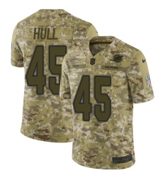 Youth Nike Miami Dolphins #45 Mike Hull Limited Camo 2018 Salute to Service NFL Jerseyy
