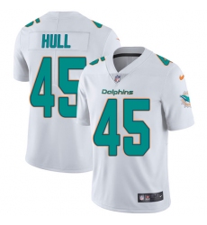 Youth Nike Miami Dolphins #45 Mike Hull White Vapor Untouchable Limited Player NFL Jersey