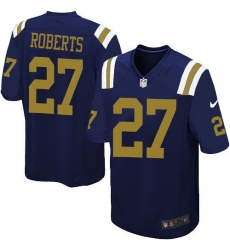Men's Nike New York Jets #27 Darryl Roberts Limited Navy Blue Alternate NFL Jersey