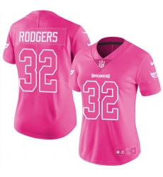 Women's Nike Tampa Bay Buccaneers #32 Jacquizz Rodgers Limited Pink Rush Fashion NFL Jersey